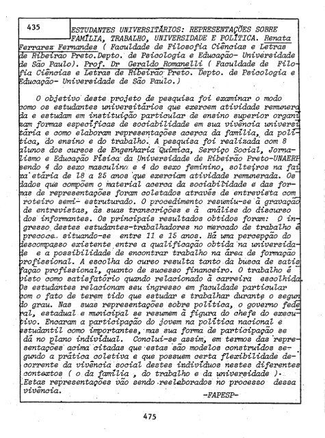 1993 - Sociedade Brasileira de Psicologia