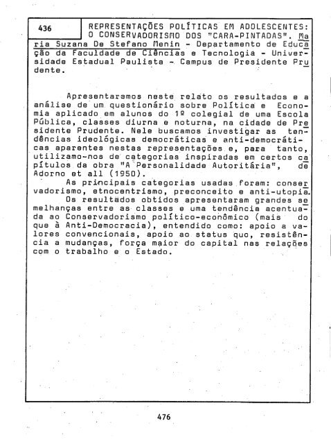 1993 - Sociedade Brasileira de Psicologia