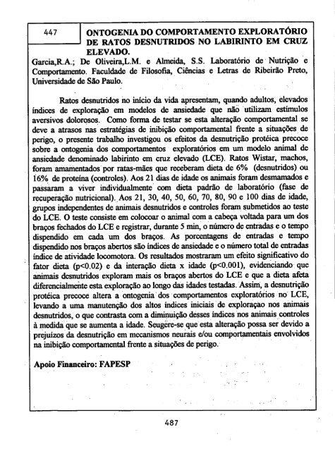 1993 - Sociedade Brasileira de Psicologia