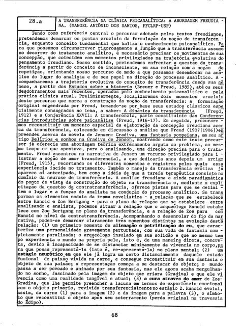 1993 - Sociedade Brasileira de Psicologia