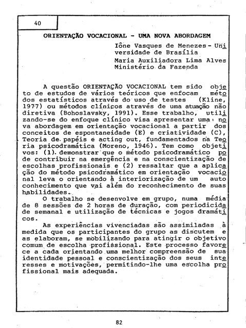 1993 - Sociedade Brasileira de Psicologia