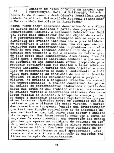 1993 - Sociedade Brasileira de Psicologia