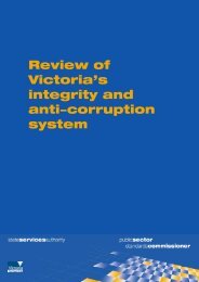 Review of Victoria's integrity and anti-corruption system - IPAA Victoria