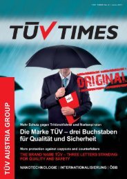 TÜV TIMES - TUV AUSTRIA - Juni - June 2011