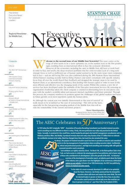 Executive Newswire - Regional Newsletter for Middle East