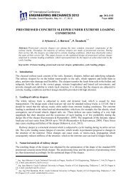 prestressed concrete sleeper under extreme loading conditions ...