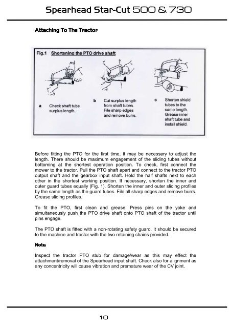 STARCUT 500/730 - Spearhead Machinery Ltd