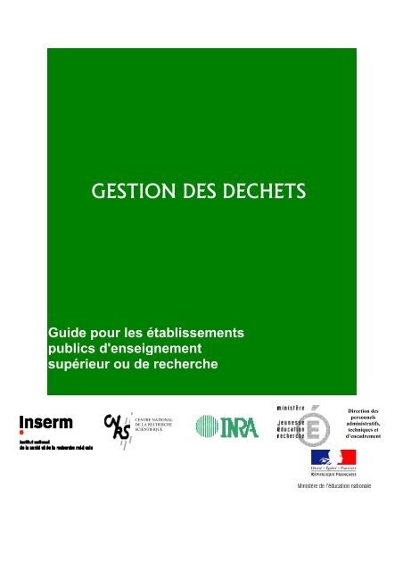 Gestion des dÃ©chets