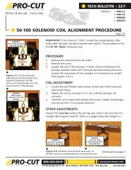 50-100 solenoid coil alignment procedure - Pro-Cut USA On-Car ...