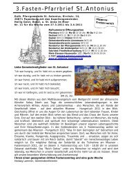 Termine Veranstaltungen Hinweise - St. Antonius Papenburg