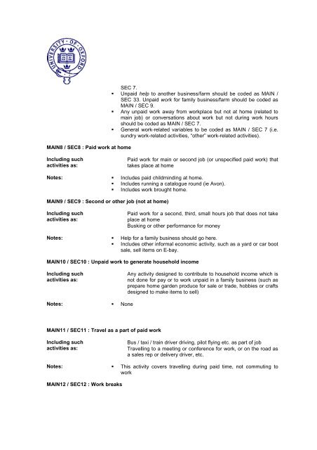 multinational time use study user's guide and documentation