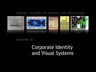 Corporate Identity and Visual Systems - ANM102 History of Graphic ...