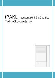 TehniÃ„Âko uputstvo za tPAKL - Evidencija radnog vremena