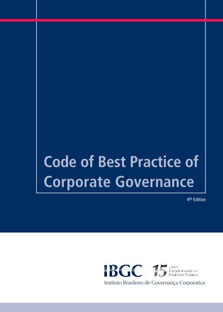 Code of Best Practice of Corporate Governance - European ...