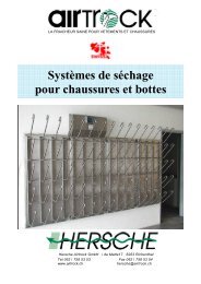 Systèmes de séchage pour chaussures et bottes - Hersche Airtrock