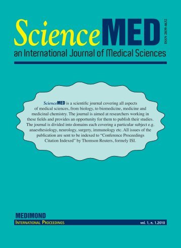 Journal ScienceMed - MEDIMOND