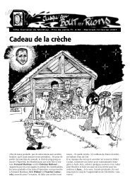 Cadeau de la crÃ¨che - Carnaval de Monthey