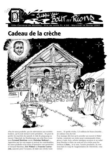 Cadeau de la crÃ¨che - Carnaval de Monthey