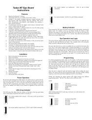 Tadao M7 Ego Board Instructions - P8ntbox