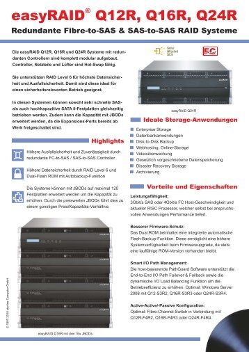 easyRAID Q24R-S3R4 Datenblatt (PDF) - starline Computer GmbH