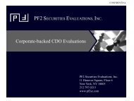 CLO Evaluations - PF2 Securities Evaluations