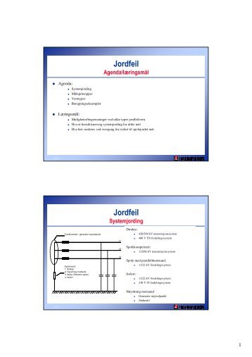 Jordfeil Jordfeil - Energi Norge