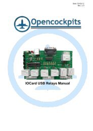 Installation and user's manual USBRelays. - Opencockpits