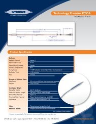 PTCA Production Line Equipment - Interface Catheter Solutions