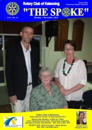 Vol 6-16-Nov 1 - Katanning Rotary Club