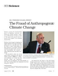 Dr. Friedrich-Karl Ewert: The Fraud of Anthropogenic Climate Change