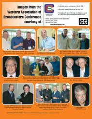 Images from the Western Association of Broadcasters Conference ...