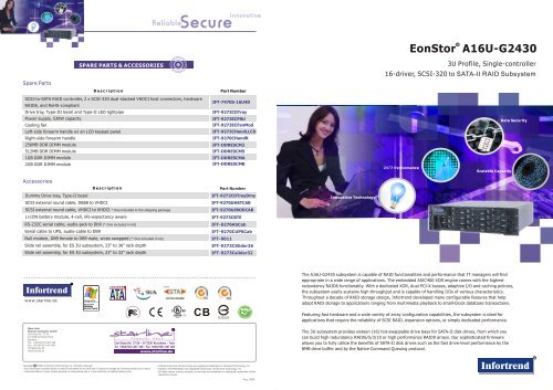 EonStor A16U-G2430 - starline Computer GmbH