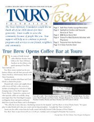 True Brew Opens Coffee Bar at Touro - Touro Infirmary