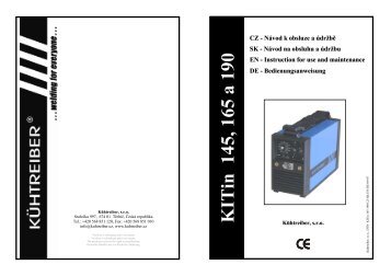 KITin 145, 165 a 190 - AEK svÃ¡ÅecÃ­ technika