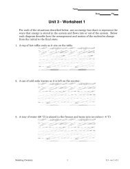 Unit 3 Worksheet 4 Quantitative Energy Problems Unit 3 Worksheet 4 Quantitative Energy Problems