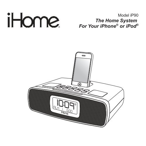 iP90 User Manual (English) - iHome