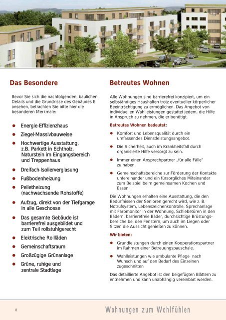 Betreutes Wohnen Das Besondere - STAUCH Bau GmbH