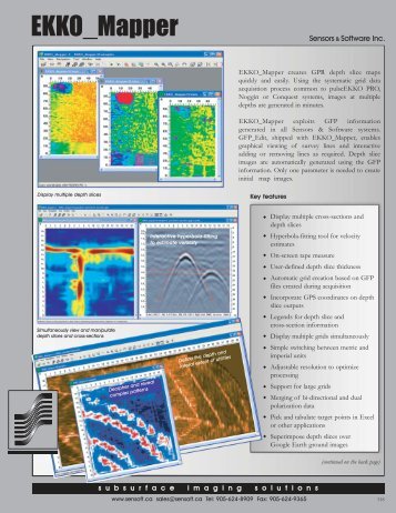 EKKO_Mapper - Sensors and Software Inc