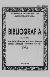 1986 - WojewÃ³dzka i Miejska Bilioteka Publiczna w Rzeszowie