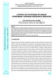 a study on attitudes of indian consumers towards insurance services