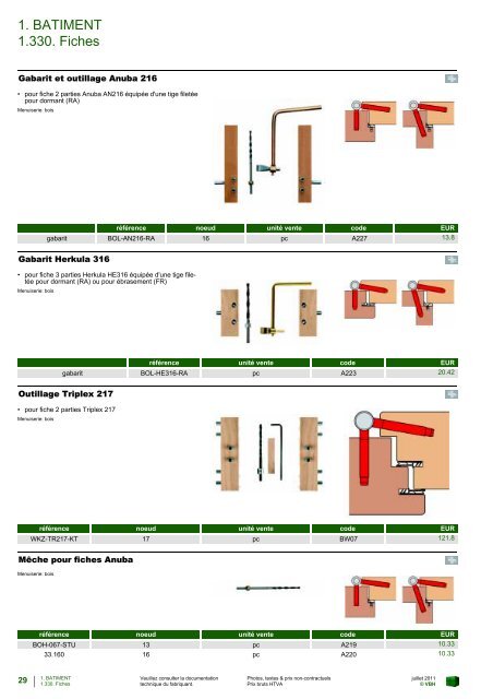 Paumelles, fiches, charniÃ¨res, gonds et pentures - VBH - Hody