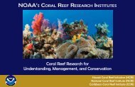 Coral Reef Institute brochure (PDF) - Center for Sponsored Coastal ...