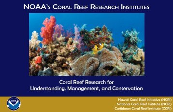 Coral Reef Institute brochure (PDF) - Center for Sponsored Coastal ...