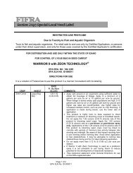 WARRIOR II with ZEON TECHNOLOGY - Idaho Department of ...