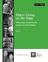 elders living on the edge - Wider Opportunities for Women