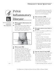 Pelvic inflammatory disease fact sheet - WomensHealth.gov