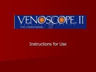Venoscope II Instructions - Delasco