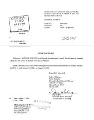 Notice of Filing of Amended Affidavit of Jay Kolsky in Support of ...