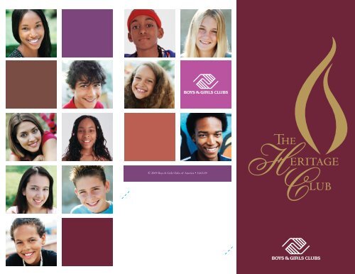 The Heritage Club brochure - Boys & Girls Clubs of America