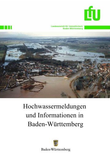 Hochwassermeldungen und - Baden WÃƒÂ¼rttemberg